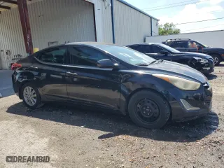 2014 Hyundai Elantra SE with VIN KMHDH4AE1EU142347, listed as a Copart auction lot 50061405 with 180,992 mi miles and Salvage Title. Bid and sale history available at carsss.com. Image 4.