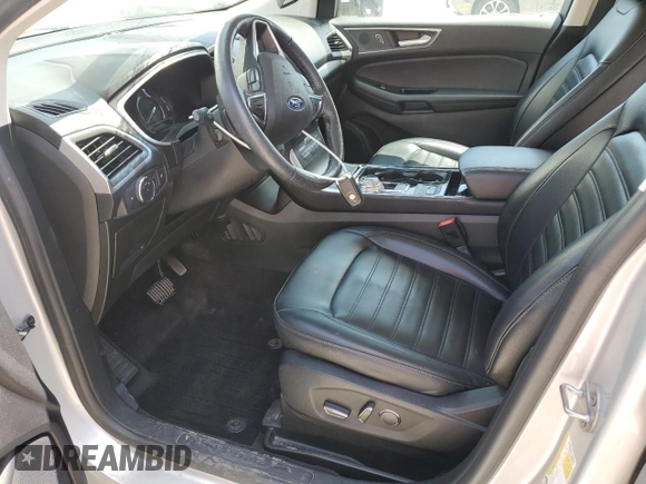2019 Ford Edge SEL with VIN 2FMPK4J90KBB40298, listed as a Copart auction lot 56953585 with 110,639 mi miles and Salvage title. Bid and sale history available at DreamBid. Image 7.