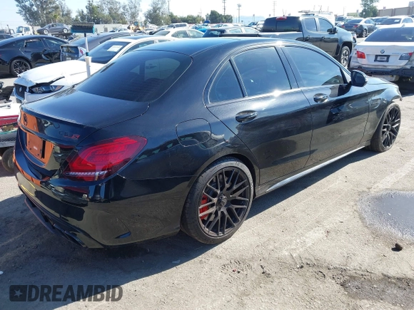 2021 Mercedes-Benz C with VIN W1KWF8HB8MR618414, listed as a IAAI auction lot 40879458 with 12,235 mi miles and . Bid and sale history available at DreamBid. Image 4.
