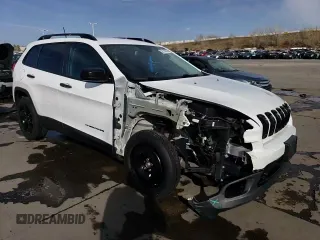 2017 Jeep Cherokee Sport with VIN 1C4PJMAB7HW576356, listed as a Copart auction lot 52159205 with 87,812 mi miles and Salvage Title. Bid and sale history available at carsss.com. Image 15.