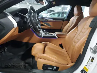 2022 BMW 8 Series 840i with VIN WBAGV4C06NCH11761, listed as a Copart auction lot 79094614 with 37,994 mi miles and Salvage title. Bid and sale history available at DreamBid. Image 7.