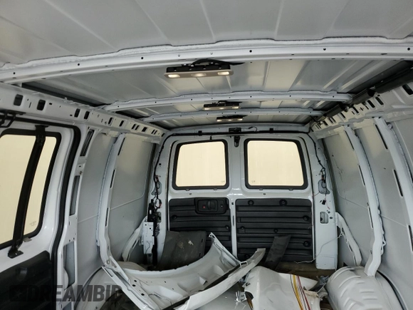2024 Chevrolet Express Cargo с VIN 1GCWGAF79R1103764, выставлен на аукционе Copart как лот 57837425 с пробегом 24 563 миль миль и Списание • Salvage title. История ставок и продаж доступна на DreamBid. Изображение 10.