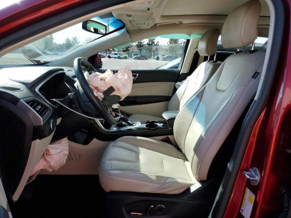 2016 Ford Edge Titanium with VIN 2FMPK3K80GBB04764, listed as a Copart auction lot 45935825 with 65,562 mi miles and Salvage Title. Bid and sale history available at carsss.com. Image 7.