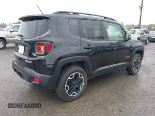 2017 Jeep Renegade Deserthawk with VIN ZACCJBCB3HPF49135, listed as a IAAI auction lot 42291172 with 162,356 mi miles and . Bid and sale history available at DreamBid. Image 4.