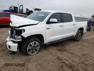 2018 Toyota Tundra SR5 with VIN 5TFAW5F16JX767974, listed as a Copart auction lot 66971524 with 55,628 mi miles and Salvage title. Bid and sale history available at DreamBid. Image 1.