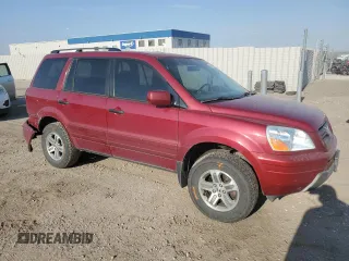 2003 Honda Pilot EX z VIN 2HKYF18683H606007, wystawiony jako Copart lot #56122395 z przebiegiem 200 269 mil mil oraz Szkoda całkowita • Salvage title. Historia ofert i sprzedaży dostępna na DreamBid. Obrazek 4.