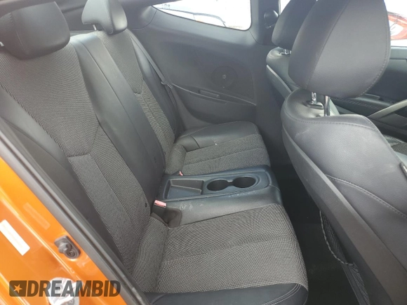 2013 Hyundai Veloster w/Red Int with VIN KMHTC6AD5DU094010, listed as a Copart auction lot 58048795 with 90,455 mi miles and Salvage title. Bid and sale history available at DreamBid. Image 10.