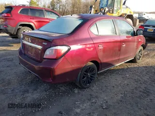 2022 Mitsubishi Mirage ES with VIN ML32FUFJXNHF04861, listed as a IAAI auction lot 41803710 with 14,815 mi miles and . Bid and sale history available at DreamBid. Image 4.
