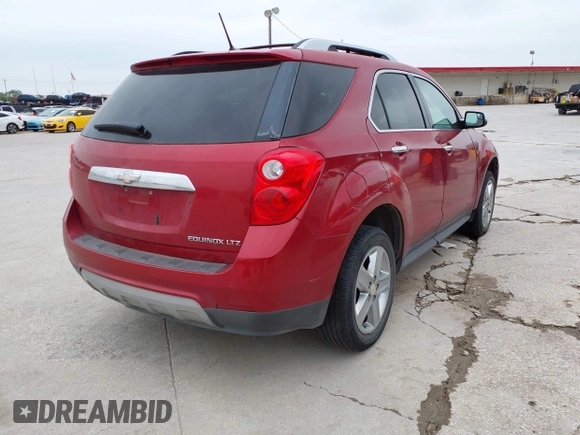 2014 Chevrolet Equinox LTZ with VIN 2GNALDEK8E6237743, listed as a IAAI auction lot 41923745 with 185,891 mi miles. Bid and sale history available at carsss.com. Image 4.
