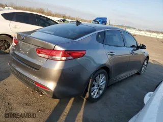 2018 Kia Optima EX with VIN 5XXGU4L31JG260682, listed as a Copart auction lot 46659734 with 117,939 mi miles and Salvage Title. Bid and sale history available at carsss.com. Image 3.
