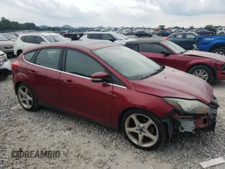 2014 Ford Focus Titanium with VIN 1FADP3N29EL422689, listed as a Copart auction lot 59817535 with 105,515 mi miles and Salvage title. Bid and sale history available at DreamBid. Image 4.