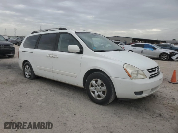 2007 Kia Sedona LX with VIN KNDMB233776147825, listed as a Copart auction lot 83355334 with 243,541 mi miles and Clean Title. Bid and sale history available at carsss.com. Image 4.