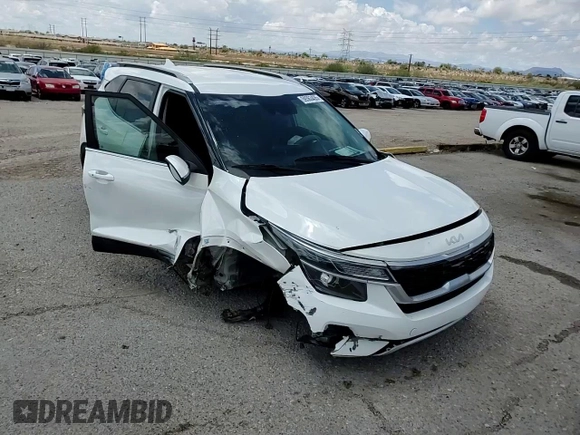 2023 Kia Seltos S with VIN KNDEU2AA7P7393039, listed as a Copart auction lot 59363435 with 29,945 mi miles and Salvage title. Bid and sale history available at DreamBid. Image 14.