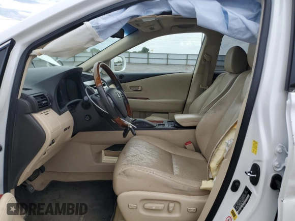 2010 Lexus RX 450h with VIN JTJBC1BA9A2404669, listed as a Copart auction lot 60705955 with 139,210 mi miles and Salvage title. Bid and sale history available at DreamBid. Image 7.