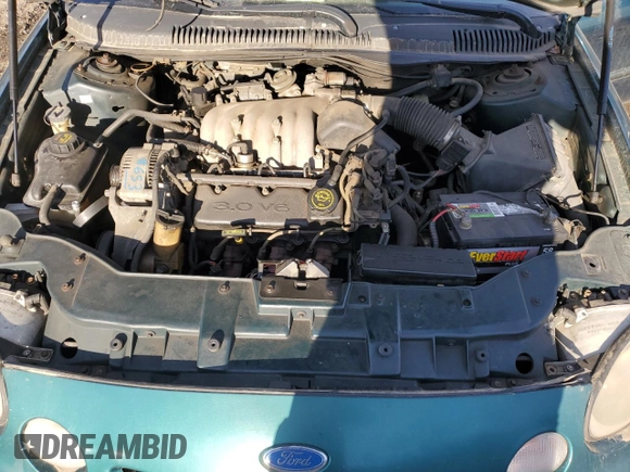 1996 Ford Taurus GL with VIN 1FALP52U1TA126586, listed as a Copart auction lot 46276755 with 125,786 mi miles and Salvage Title. Bid and sale history available at carsss.com. Image 11.