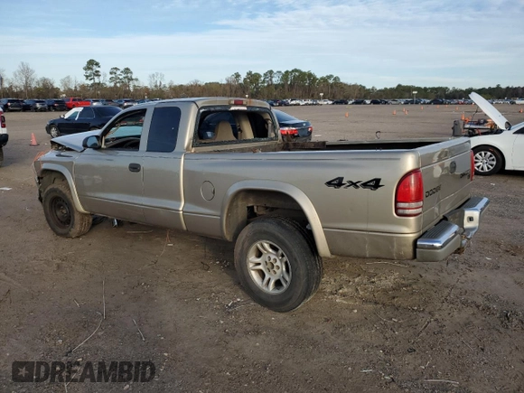 2003 Dodge Dakota SLT with VIN 1D7HG42N43S198823, listed as a Copart auction lot 88120315 with 0 mi miles and Salvage Title. Bid and sale history available at carsss.com. Image 2.