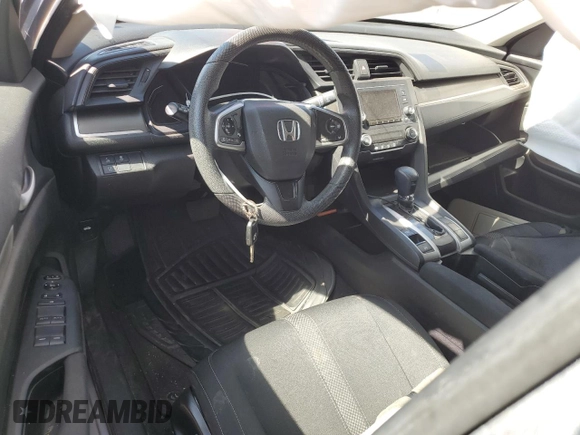 2019 Honda Civic Sedan LX with VIN 19XFC2F68KE007670, listed as a Copart auction lot 48559845 with 0 mi miles and Salvage Title. Bid and sale history available at carsss.com. Image 8.