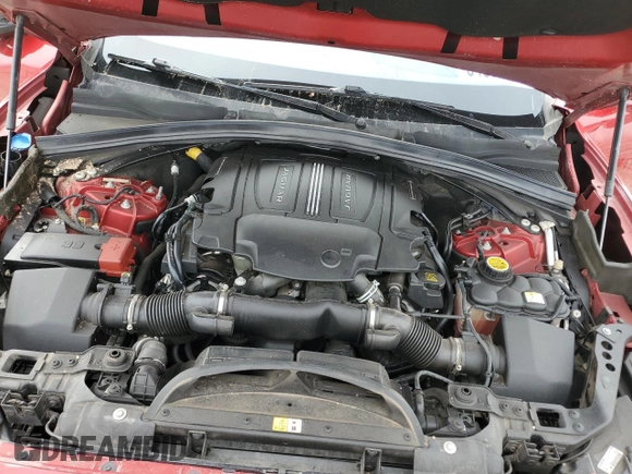 2019 Jaguar F-Pace S with VIN SADCM2FV9KA392963, listed as a Copart auction lot 54572485 with 96,315 mi miles and Salvage title. Bid and sale history available at DreamBid. Image 12.