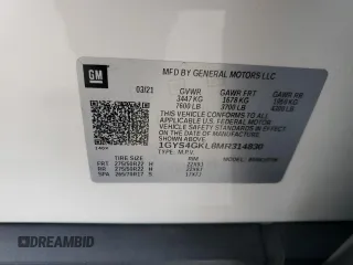 2021 Cadillac Escalade Sport Platinum z VIN 1GYS4GKL8MR314830, wystawiony jako Copart lot #56720865 z przebiegiem 68 483 mil mil oraz Szkoda całkowita • Salvage title. Historia ofert i sprzedaży dostępna na DreamBid. Obrazek 13.