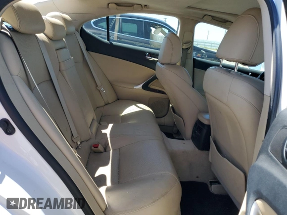 2007 Lexus IS 250 z VIN JTHBK262575044420, wystawiony jako Copart lot #55859195 z przebiegiem 155 623 mil mil oraz Szkoda całkowita • Salvage title. Historia ofert i sprzedaży dostępna na DreamBid. Obrazek 10.
