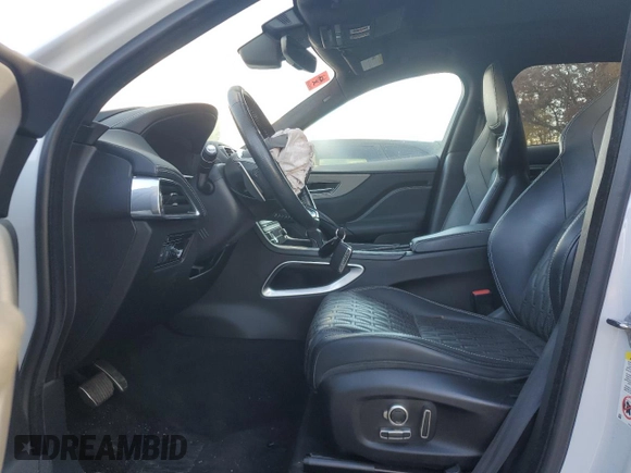 2020 Jaguar F-Pace SVR with VIN SADCZ2EE6LA633530, listed as a Copart auction lot 77977424 with 52,982 mi miles and Salvage Title. Bid and sale history available at DreamBid. Image 7.