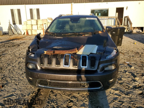 2014 Jeep Cherokee Limited with VIN 1C4PJLDS4EW298873, listed as a Copart auction lot 76971764 with 34,575 mi miles and Salvage Title. Bid and sale history available at carsss.com. Image 5.