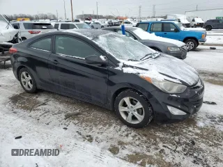 2013 Hyundai Elantra Coupe GS with VIN KMHDH6AE3DU012760, listed as a Copart auction lot 88409225 with 107,876 mi miles and Clean Title. Bid and sale history available at carsss.com. Image 4.