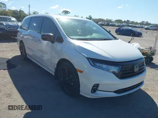 2024 Honda Odyssey Sport z VIN 5FNRL6H7XRB055945, wystawiony jako IAAI lot #41772767 z przebiegiem 24 611 mil mil oraz . Historia ofert i sprzedaży dostępna na DreamBid. Obrazek 1.