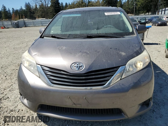 2011 Toyota Sienna LE with VIN 5TDJK3DC4BS005853, listed as a Copart auction lot 53582855 with 198,198 mi miles and Salvage Title. Bid and sale history available at carsss.com. Image 5.