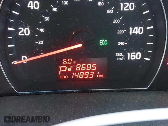 2014 Kia Sorento LX with VIN 5XYKT4A66EG534731, listed as a IAAI auction lot 41730093 with 148,931 mi miles. Bid and sale history available at carsss.com. Image 7.