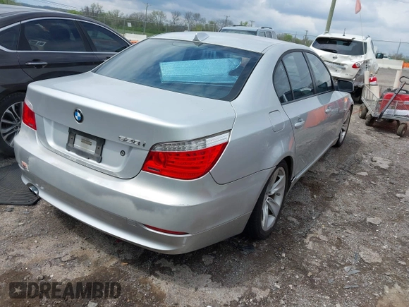 2008 BMW 5 Series 528i with VIN WBANU53588CT03016, listed as a IAAI auction lot 42009866 with 251,490 mi miles and . Bid and sale history available at carsss.com. Image 4.