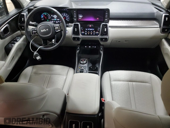 2024 Kia Sorento EX with VIN KNDRHDLGXR5258302, listed as a Copart auction lot 59800195 with 22,250 mi miles and Clean title. Bid and sale history available at DreamBid. Image 8.