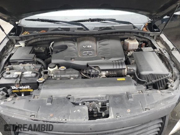 2011 Infiniti QX56 7-passenger with VIN JN8AZ2NE9B9006375, listed as a Copart auction lot 72799494 with 185,281 mi miles and Salvage Title. Bid and sale history available at carsss.com. Image 12.