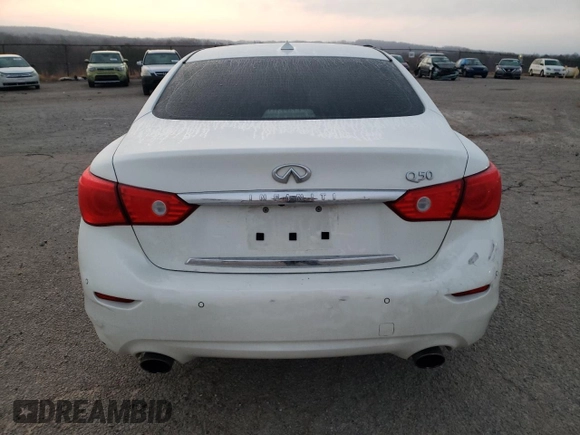 2017 Infiniti Q50 3.0t Premium with VIN JN1EV7AP5HM740825, listed as a Copart auction lot 49048605 with 112,703 mi miles and Salvage Title. Bid and sale history available at carsss.com. Image 6.