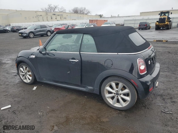 2015 MINI Cooper Convertible S with VIN WMWZP3C51FT708886, listed as a Copart auction lot 46860925 with 105,437 mi miles and Clean Title. Bid and sale history available at carsss.com. Image 2.
