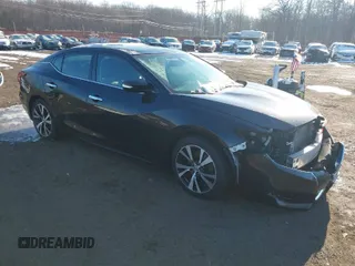 2018 Nissan Maxima SV with VIN 1N4AA6AP5JC374240, listed as a IAAI auction lot 41195881 with 112,475 mi miles. Bid and sale history available at carsss.com. Image 1.