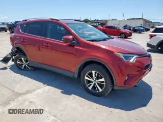 2018 Toyota RAV4 XLE with VIN 2T3WFREV0JW489613, listed as a Copart auction lot 61245005 with 46,253 mi miles and Salvage title. Bid and sale history available at DreamBid. Image 4.