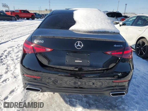 2023 Mercedes-Benz C 300 z VIN W1KAF4HB1PR097320, wystawiony jako Copart lot #85801624 z przebiegiem 28 796 mil mil oraz Szkoda całkowita • Salvage title. Historia ofert i sprzedaży dostępna na DreamBid. Obrazek 6.