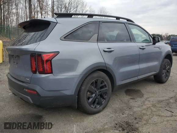 2023 Kia Sorento X-Line S with VIN 5XYRLDLC5PG229791, listed as a Copart auction lot 41485265 with 24,599 mi miles and Salvage Title. Bid and sale history available at DreamBid. Image 3.