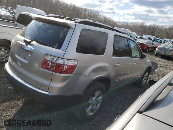 2008 GMC Acadia SLE1 with VIN 1GKEV13748J154064, listed as a Copart auction lot 49966705 with 209,640 mi miles and Salvage Title. Bid and sale history available at DreamBid. Image 3.