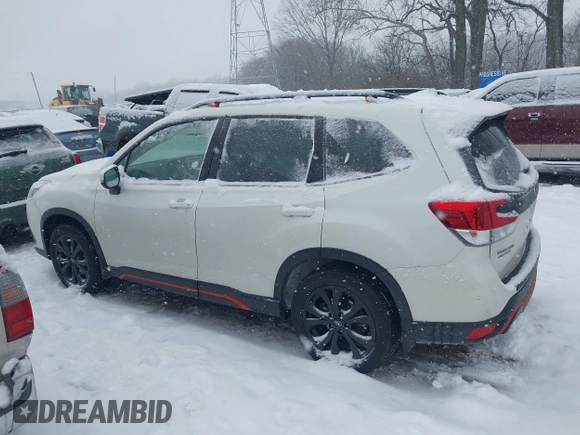 2023 Subaru Forester Sport with VIN JF2SKAJC0PH451119, listed as a IAAI auction lot 41296152 with 24,959 mi miles. Bid and sale history available at carsss.com. Image 14.
