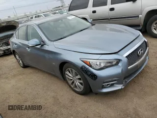 2017 Infiniti Q50 Signature Edition with VIN JN1EV7AP6HM737450, listed as a Copart auction lot 53154495 with 90,270 mi miles and Clean Title. Bid and sale history available at DreamBid. Image 4.