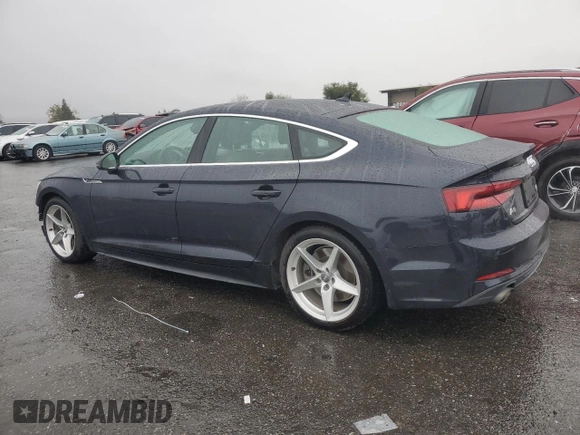 2018 Audi A5 Sportback Prestige z VIN WAUFNCF53JA092813, wystawiony jako Copart lot #85264204 z przebiegiem 46 381 mil mil oraz Szkoda całkowita • Salvage title. Historia ofert i sprzedaży dostępna na DreamBid. Obrazek 2.