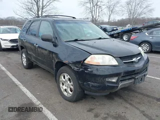 2002 Acura MDX Touring Pkg with VIN 2HNYD18692H508014, listed as a IAAI auction lot 41719035 with 271,682 mi miles. Bid and sale history available at carsss.com. Image 1.