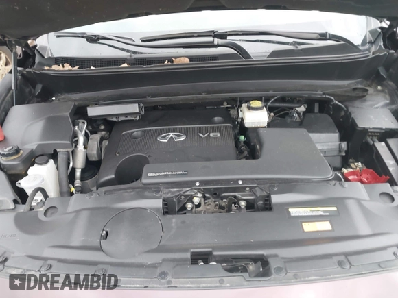 2015 Infiniti QX60 with VIN 5N1AL0MM8FC521835, listed as a IAAI auction lot 41684258 with 100,266 mi miles. Bid and sale history available at carsss.com. Image 10.