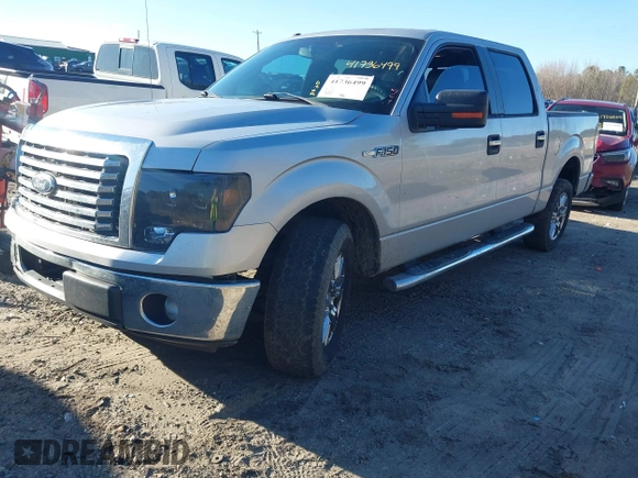 2012 Ford F-150 XL with VIN 1FTFW1CF7CKD28801, listed as a IAAI auction lot 41736499 with 166,001 mi miles. Bid and sale history available at carsss.com. Image 2.