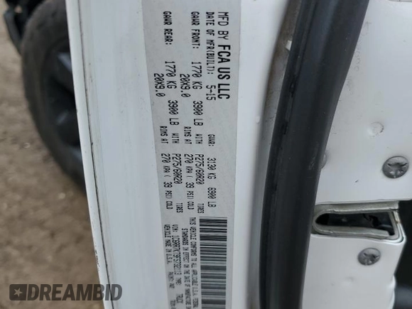 2015 Ram 1500 Express with VIN 1C6RR7KT9FS732113, listed as a Copart auction lot 59621805 with 137,340 mi miles and Clean title. Bid and sale history available at DreamBid. Image 13.