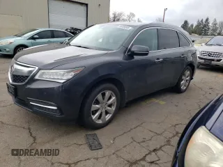 2016 Acura MDX w/Advance with VIN 5FRYD4H97GB041267, listed as a Copart auction lot 48499345 with 74,992 mi miles and Salvage Title. Bid and sale history available at carsss.com. Image 1.