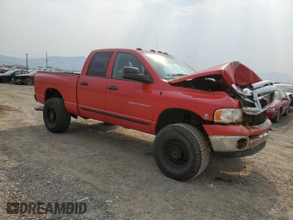2005 Dodge Ram 2500 SLT with VIN 3D7KS28CX5G794964, listed as a Copart auction lot 64905044 with 187,946 mi miles and Clean Title. Bid and sale history available at carsss.com. Image 4.