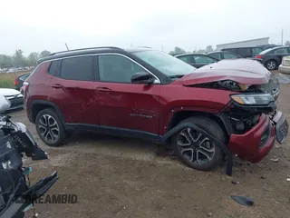 2022 Jeep Compass Limited с VIN 3C4NJDCB9NT180208, выставлен на аукционе IAAI как лот 42369421 с пробегом 51 369 миль миль и . История ставок и продаж доступна на DreamBid. Изображение 12.